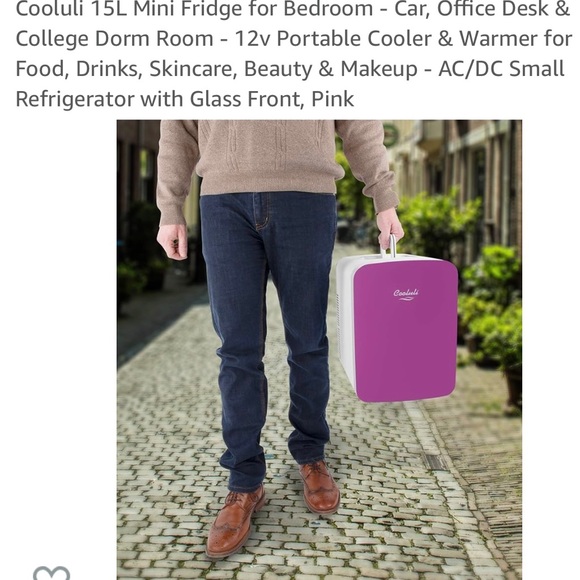 Cooluli Pink Portable Mini Fridge Infinity 15L - Picture 9 of 11